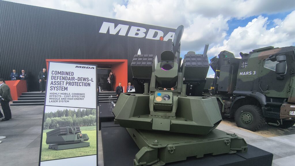 MBDA hibrit lazer ve önleyici drone sistemi tanıttı