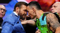 McGregor, Holloway'ın Gözlüğünü Yırttı: UFC'de Gergin Karşılaşma