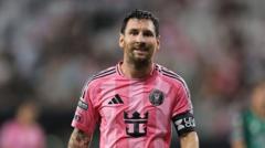 Messi, babasının ölümünün ardından Inter Miami forması giydi