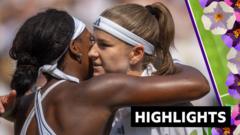 Muchova maç puanı kurtardı, Gauff'u devirip finale yükseldi