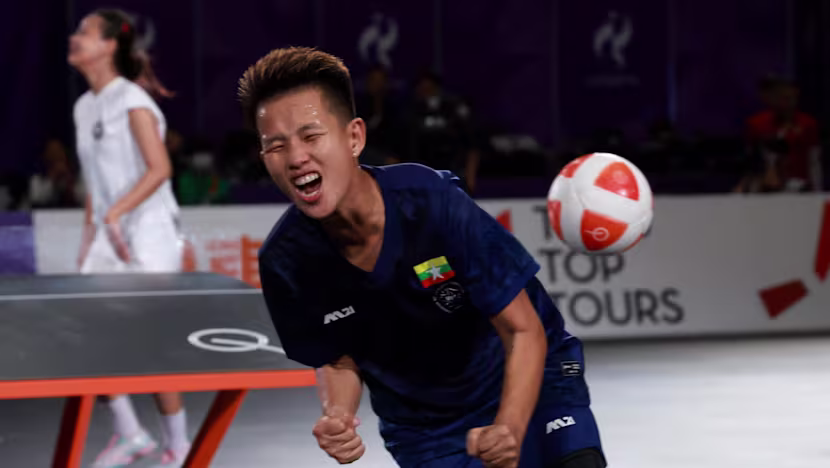 Myanmar, Teqball'da Asya Oyunları'nda Altın Kazandı