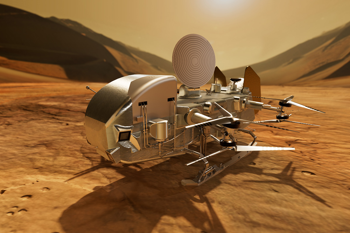 NASA'nın Titan'a Göndereceği Nükleer Helikopter Yaşam İzlerini Arayacak
