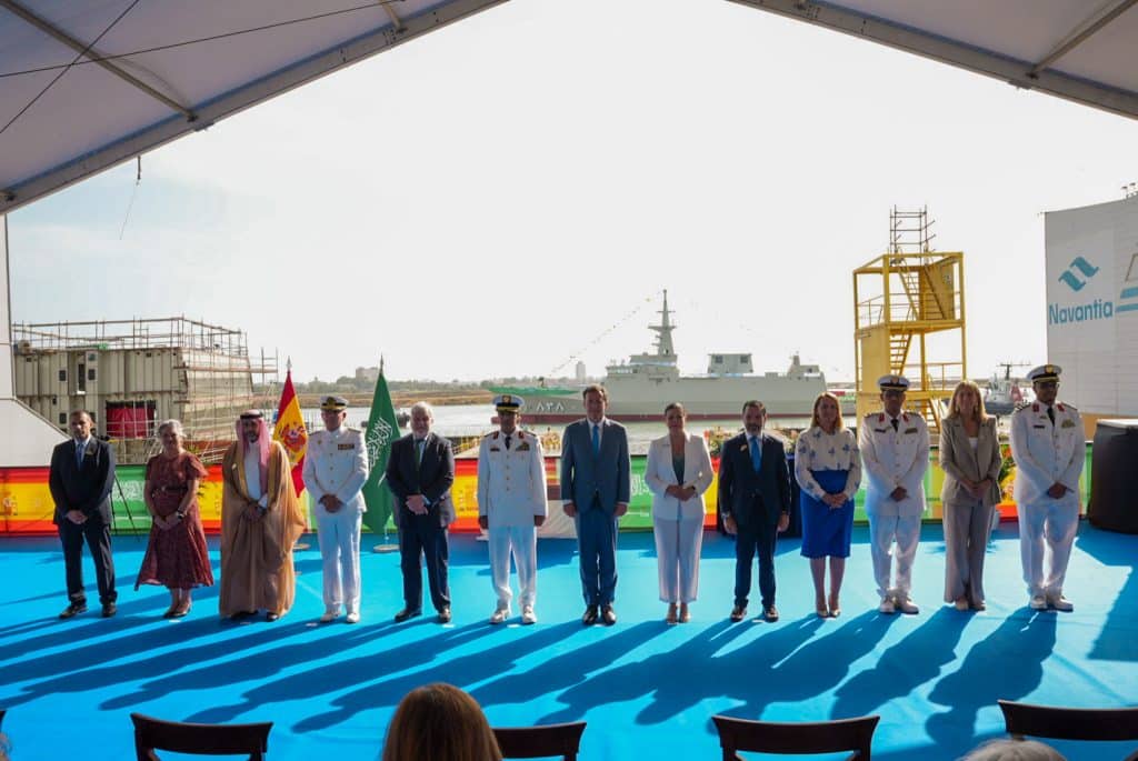 Navantia Suudi Arabistan için 6. korvetini denize indirdi