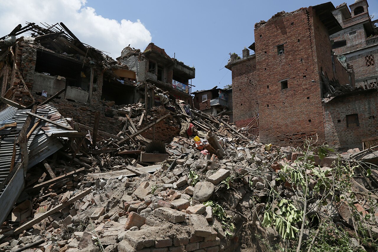 Nepal-Çin Sınırında Dev Çamur Akıntısı Kamerada