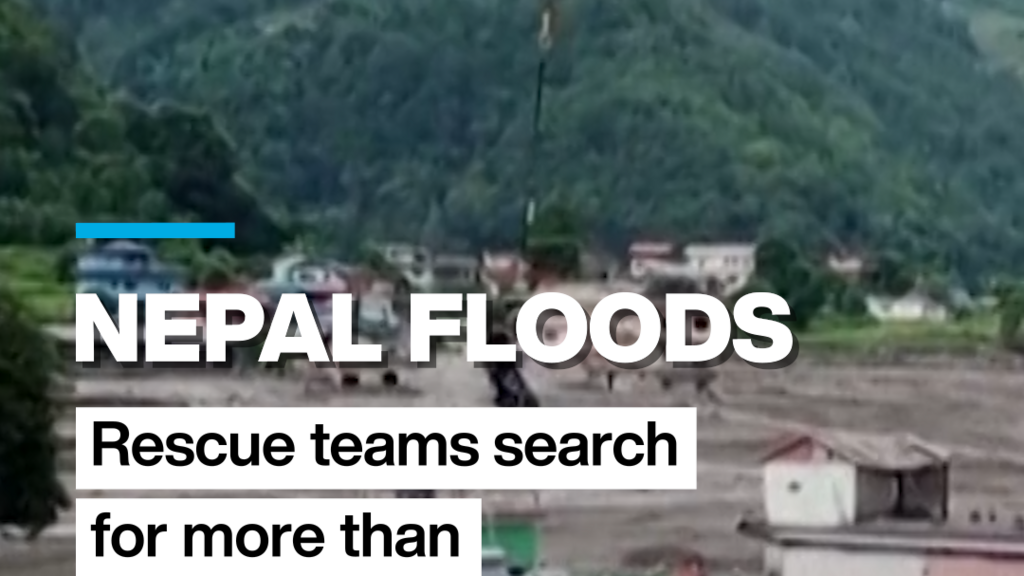 Nepal'de sel felaketi: 1.300'den fazla kişi kayıp