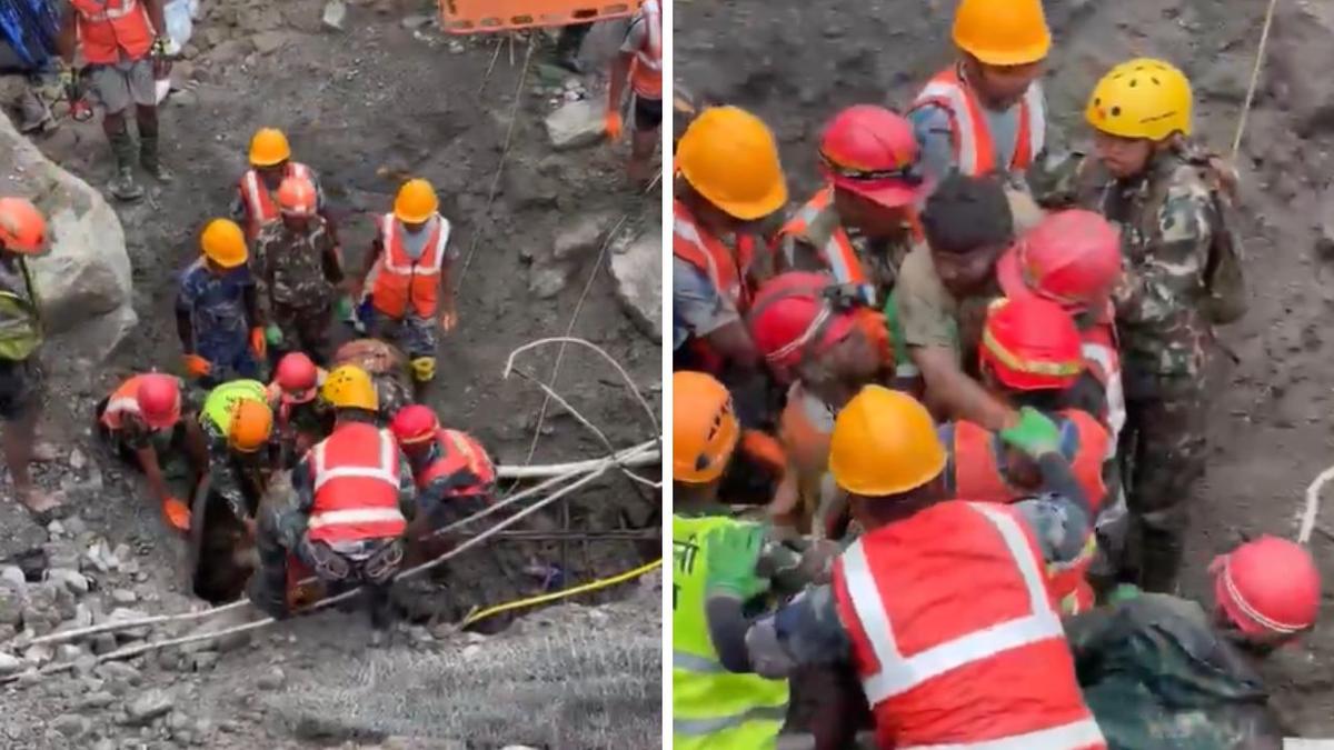 Nepal'de Tünelde Mahsur İşçi Sağ Kurtarıldı