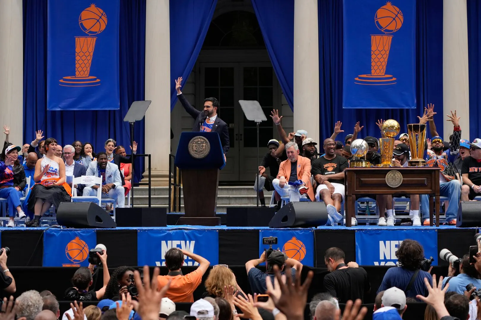 New York Knicks'e NBA Şampiyonluğu Sonrası Şehir Anahtarları