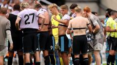 Newcastle, Bayer Leverkusen maçında ilk yarıda formalarını değiştirdi