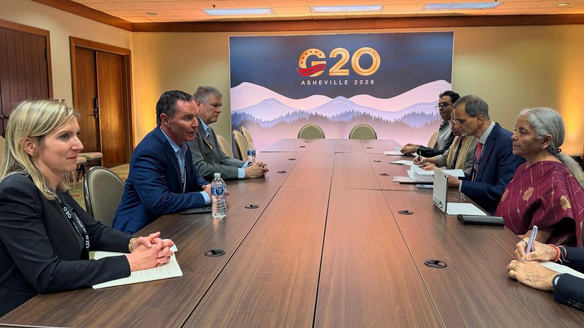 Nirmala Sitharaman, G-20 Finans Bakanları Toplantısı için ABD'nin Asheville kentinde