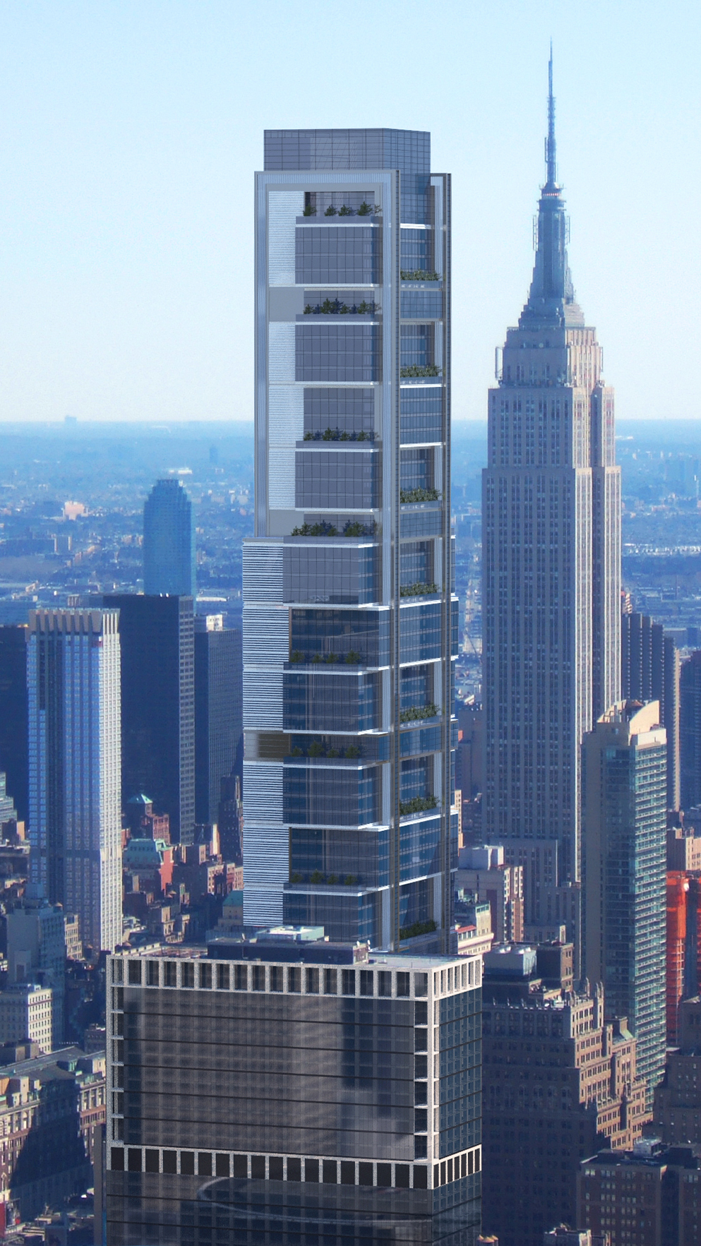 NYC'de gökdelen eğilmesi: Ortak alan haritası yayınlandı