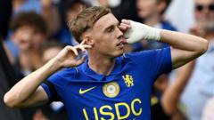 Palmer 2034'e kadar Chelsea'de: Rekor sözleşme