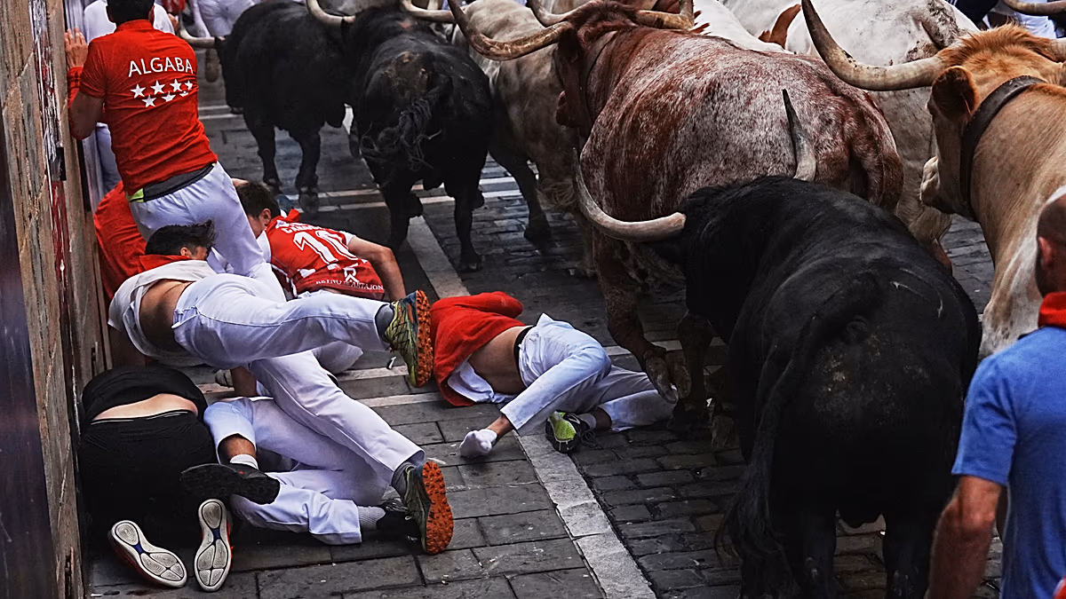 Pamplona'da Boğa Koşusu Heyecanı Başladı