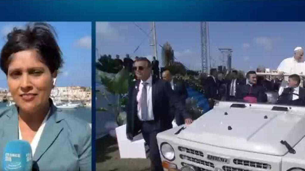 Papa Leo'dan Lampedusa'da Göçmen Sembolizmi