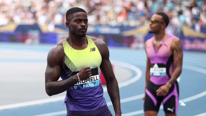 Paris Diamond League'de Bromell Lyles'ı Geçti, Duplantis Kazandı