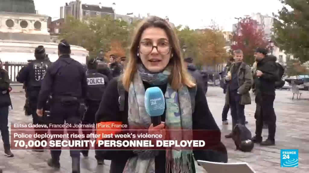 Paris'te Protesto Güzergahına Son Dakika Değişikliği