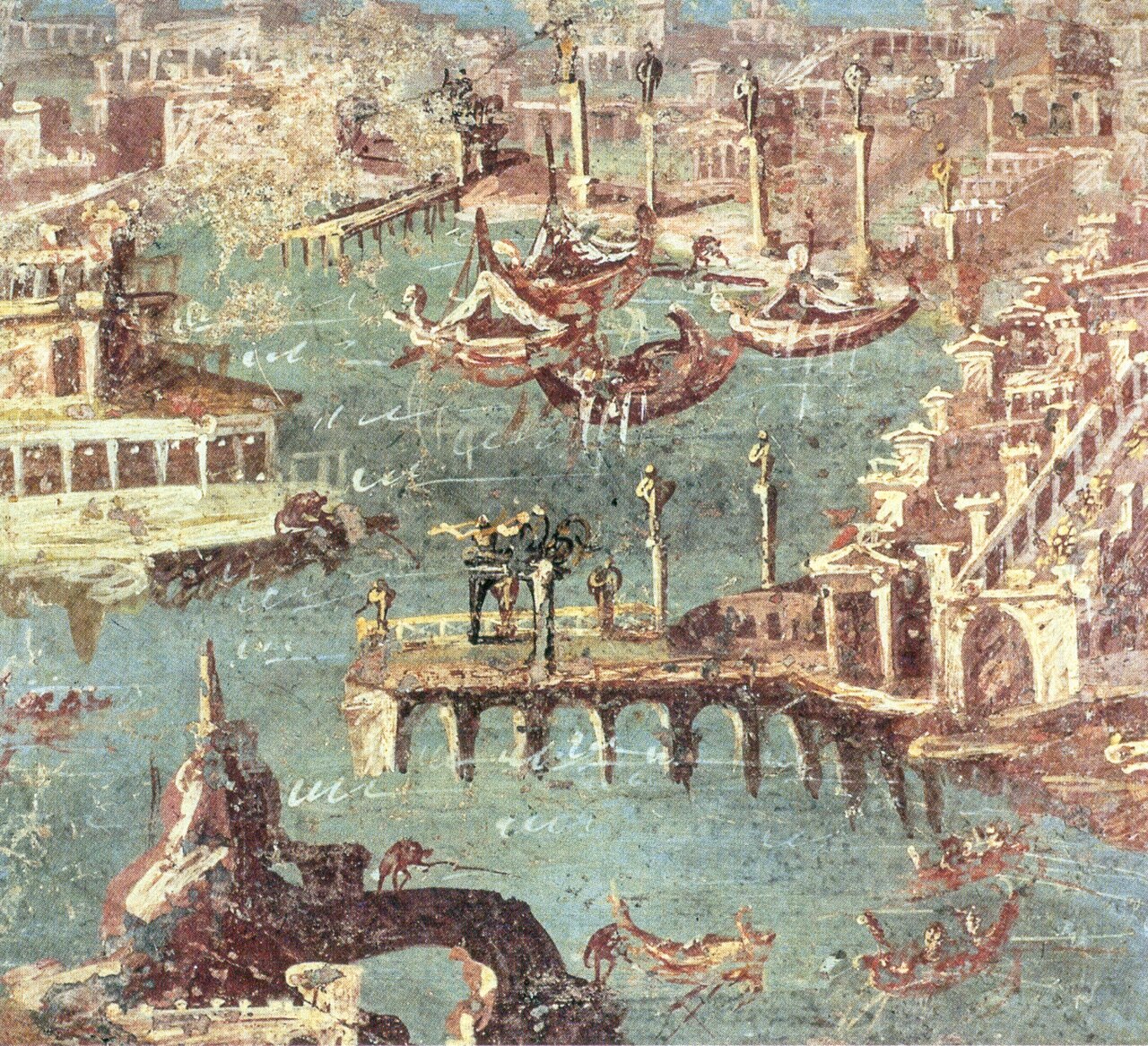 Pompeii'deki Nadir Tavan Freski, Bin Parçadan Yeniden Hayata Döndü