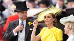 Prens William ve Kate Middleton, Royal Ascot At Yarışları'nda