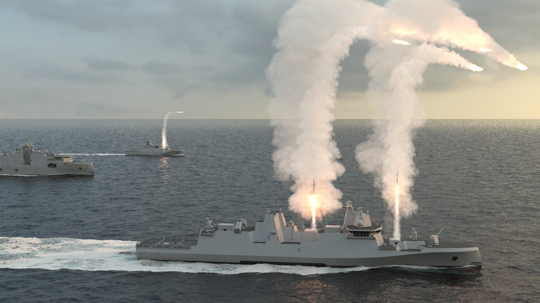 Rheinmetall, Kuzey Amerika İçin Yeni Nesil GMF140 Fırkateynini Tanıttı