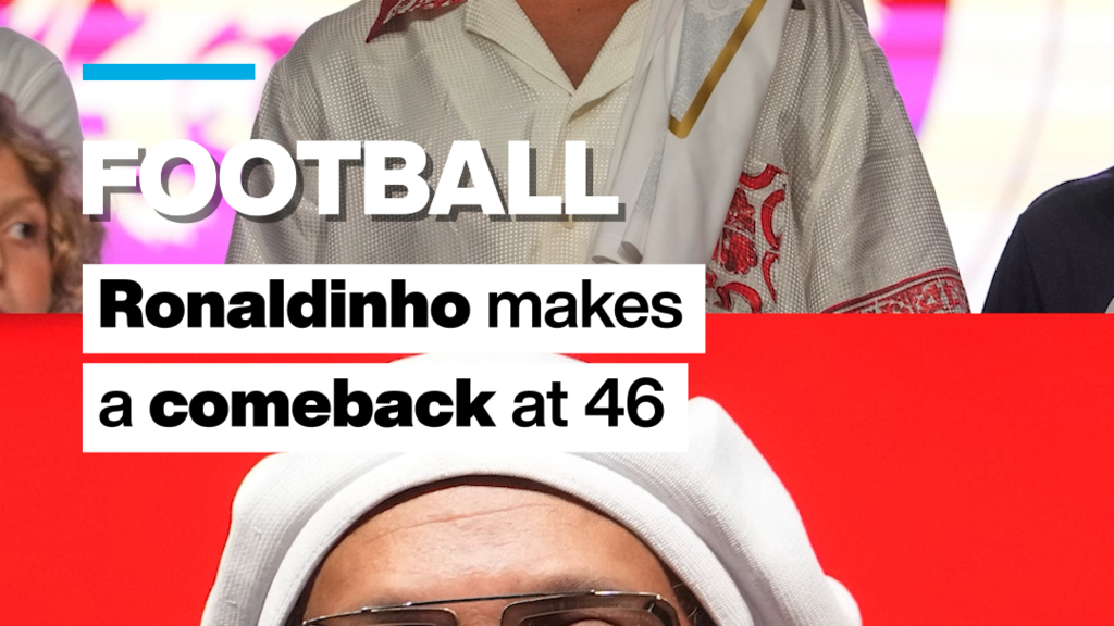 Ronaldinho 46 yaşında futbol sahalarına geri dönüyor