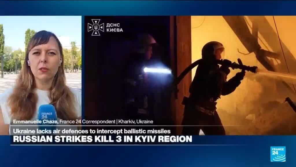 Rus füzeleri Kiev yakınlarında üç kişiyi öldürdü, Zelensky Sırbistan'a tarihi ziyarette