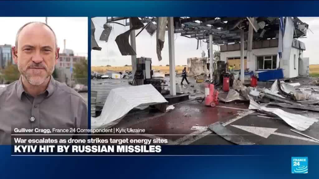 Rusya'nın Kiev'e füze ve drone saldırısında 11 yaralı