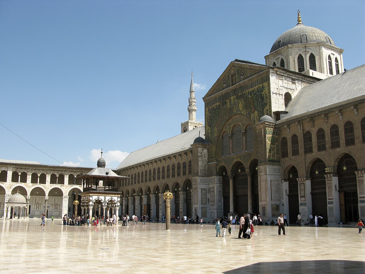 Şam'ın Tarihi Çarşısı Trafiğe Kapatıldı