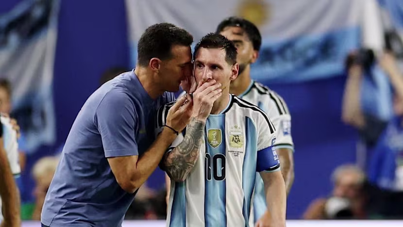 Scaloni'den Messi Yorumu: 39 Yaşında Bir Makine Gibi