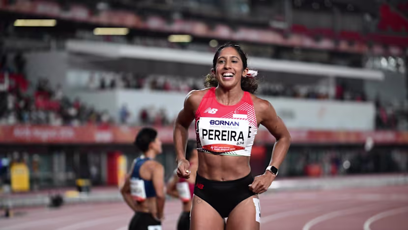 Shanti Pereira Asya Oyunları 200m finalinde