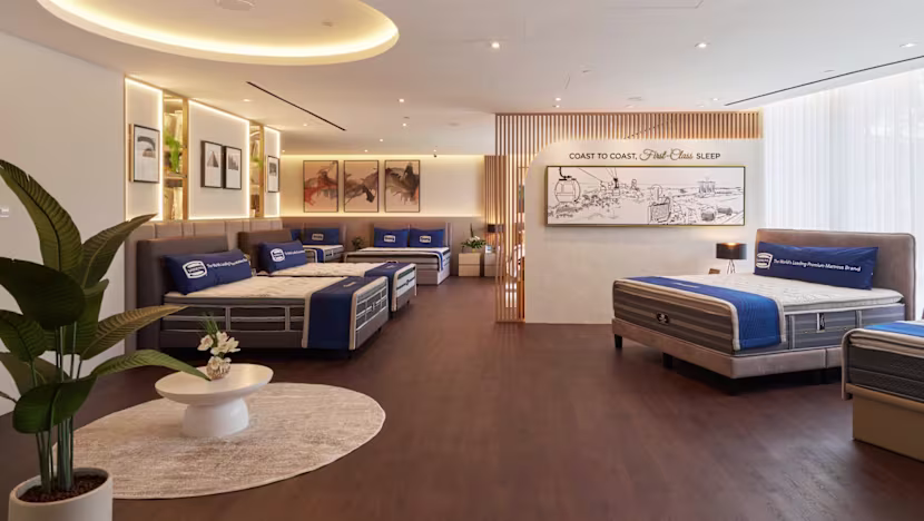 Simmons'un Changi City Point'teki Yeni Uyku Galerisi Açıldı