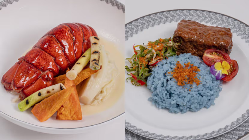 Singapore Airlines unveils new and refreshed in-flight dishes, including poached lobster and beef short rib sambal percik