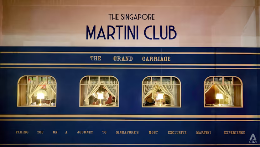 Singapur'da 50'den Fazla Martinili Yeni Kokteyl Bar