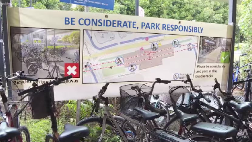 Singapur'da bisiklet parkı sorununa sıkı denetim