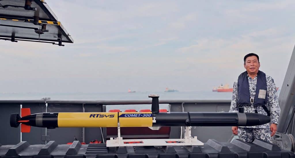 Singapur Donanması Mayın Karşı Tedbirleri İçin COMET-MCM AUV'lerini Konuşlandırdı