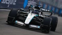 Singapur GP Antrenmanlarında Russell Zirvede