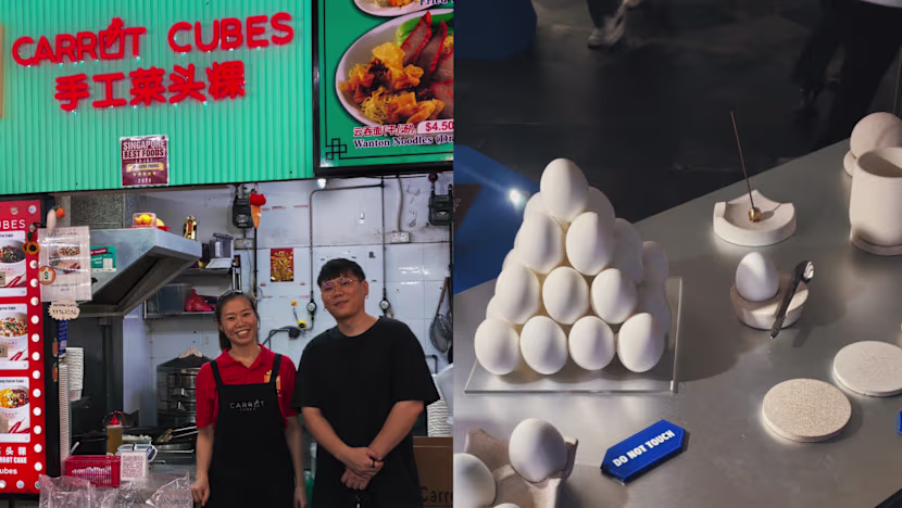 Singapur'da havuçlu kek atıkları ev eşyasına dönüşüyor