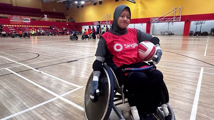 Beden eğitiminden men edildi, şimdi milli sporcu: Singapur'un tek kadın tekerlekli sandalye ragbi oyuncusu