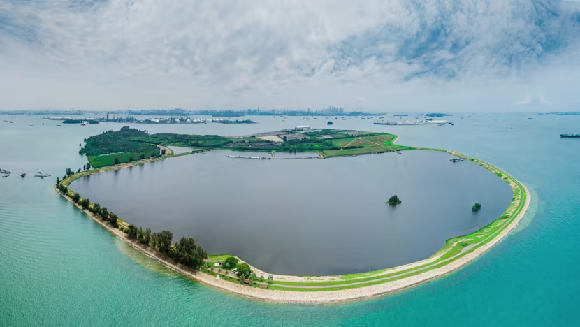 Singapur üç adayı birleştirip yeni ada oluşturacak