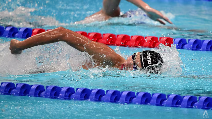 Singapurlu Yüzücü Russel Pang Asya Oyunları'nda 1.500 Metre Serbestte Ulusal Rekor Kırdı