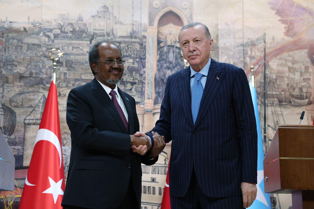 Somali Devlet Başkanı, ordu yapılanması için Türkiye'ye teşekkür etti