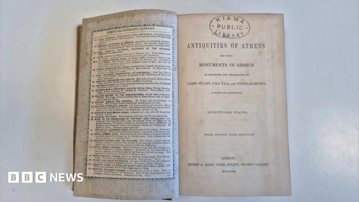 Şöminede Saklanan Kitap, 150 Yıl Gecikmeyle Avustralya Kütüphanesine Döndü