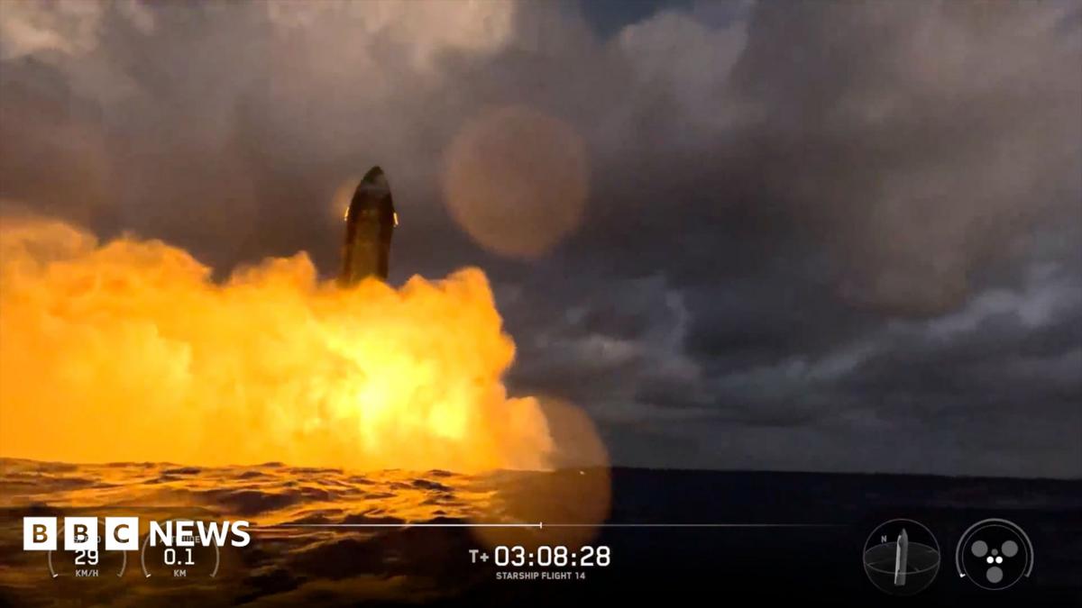 SpaceX Starship testi ateş topuyla sona erdi