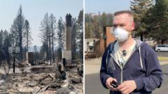 Spokane'de yangın felaketi: 'Her şey kül oldu