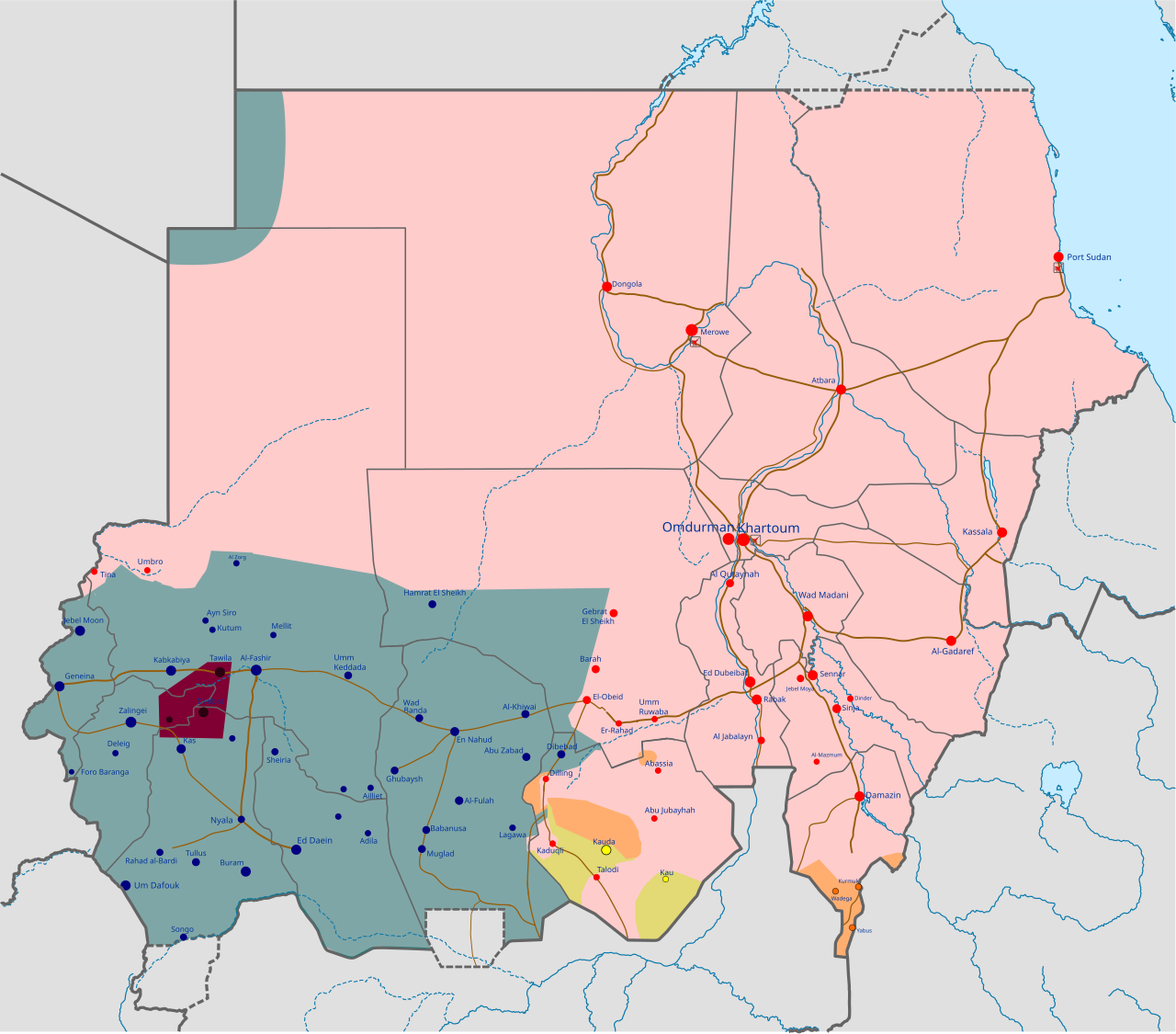 Sudan'da Bara kentinde siviller savaşa zorlanıyor