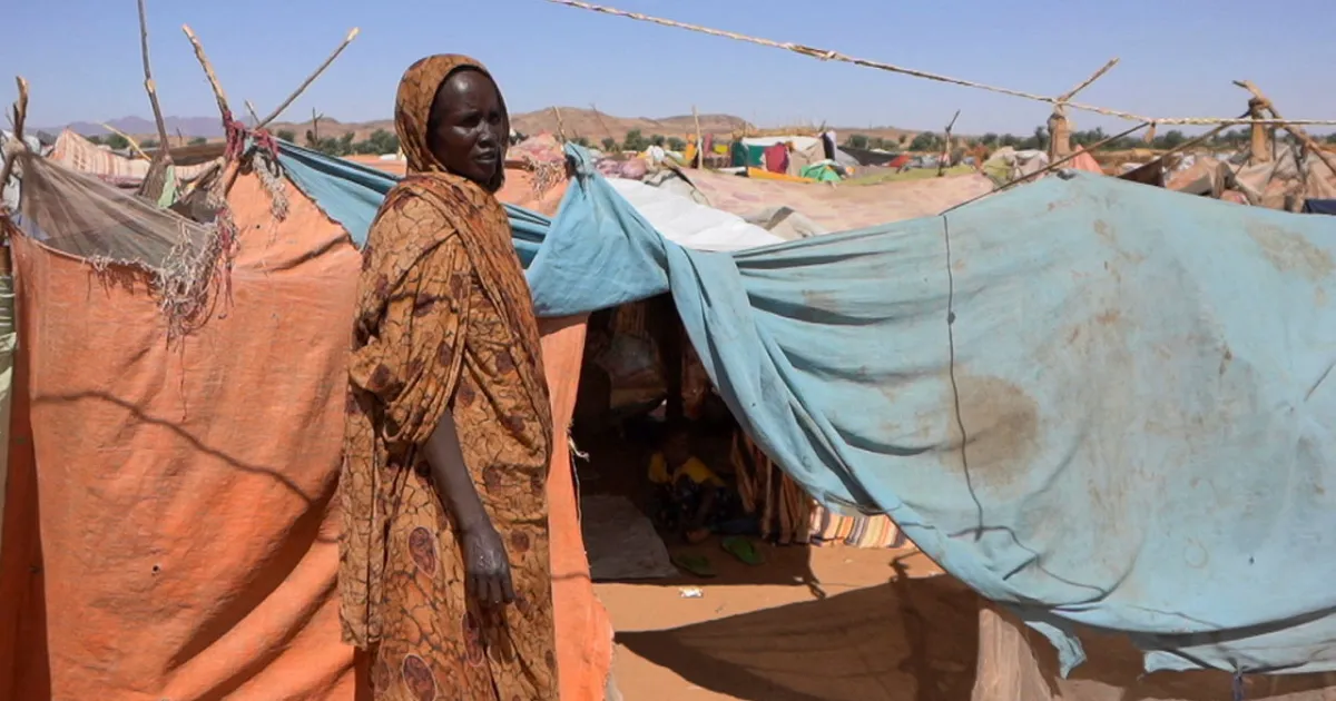 Sudan'ın Tavila Kampında Yüz Binlerce Kişi Barınaksız