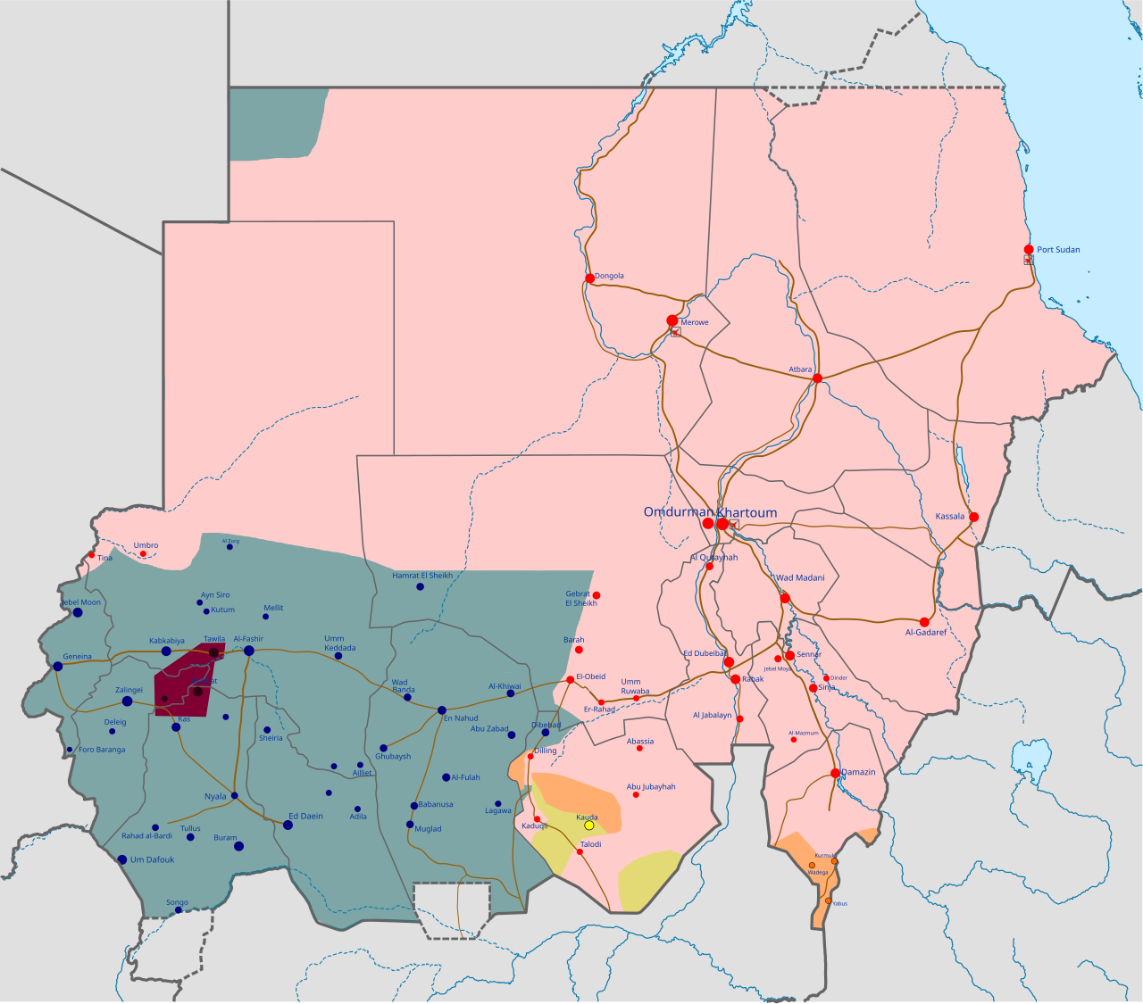 Sudan’ın Kordofan Bölgesinde 200 Binden Fazla Kişi Yerinden Edildi