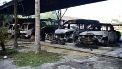 Tayland'ın güneyinde koordineli kundaklama saldırıları