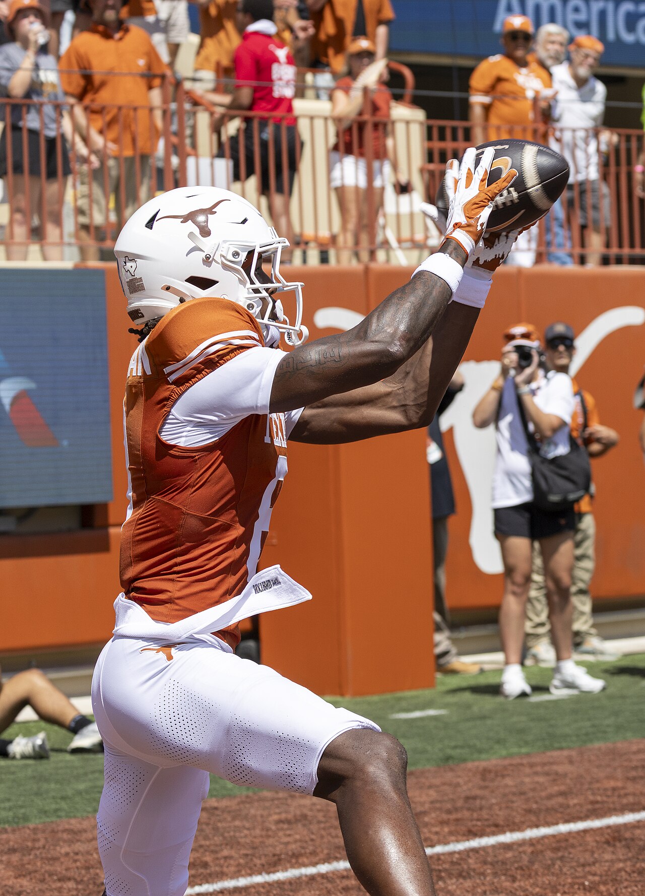 Texas WR Cam Coleman, Ohio State Savunmasına Gözdağı Verdi