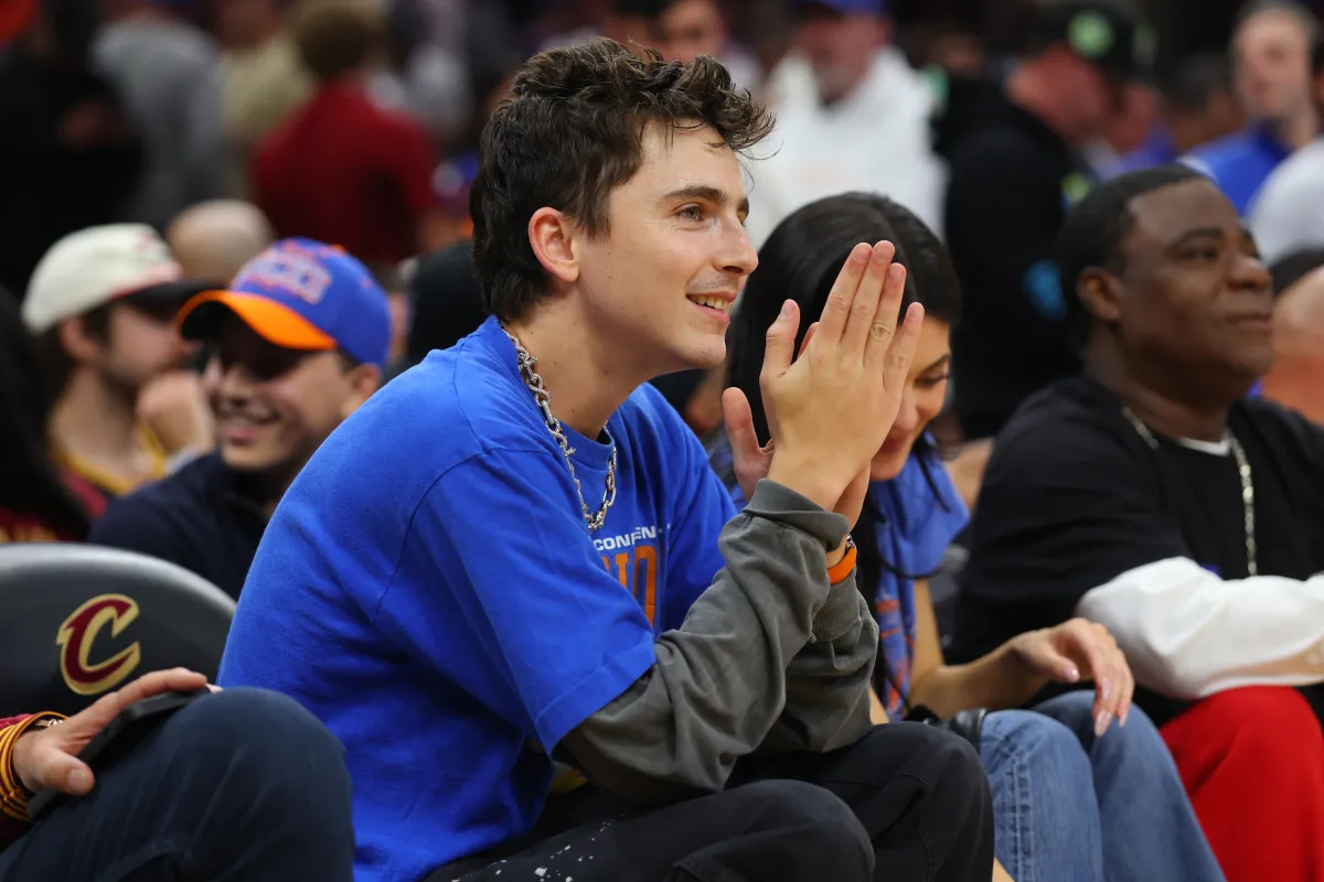 Timothée Chalamet'ten NBA Finalleri'nde Sürpriz Çıkış