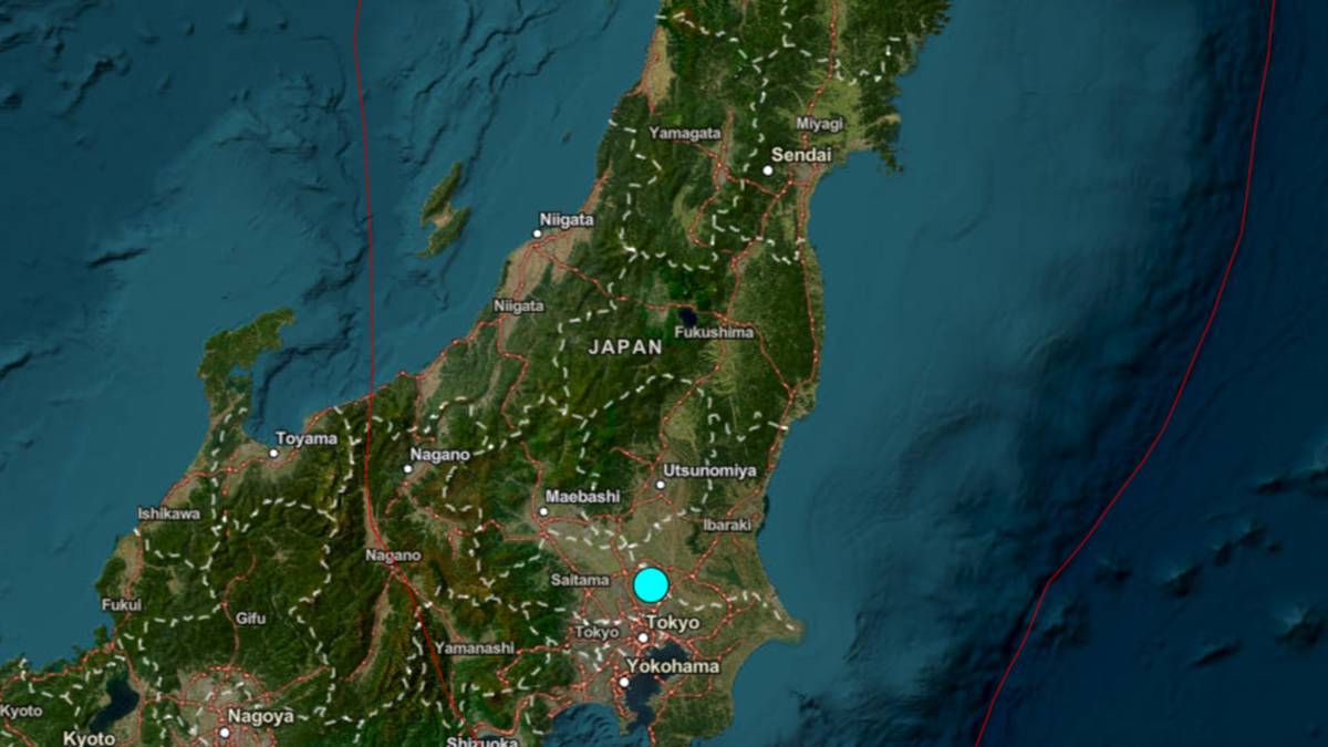 Tokyo bölgesinde 5.5 büyüklüğünde deprem: Tsunami tehlikesi yok