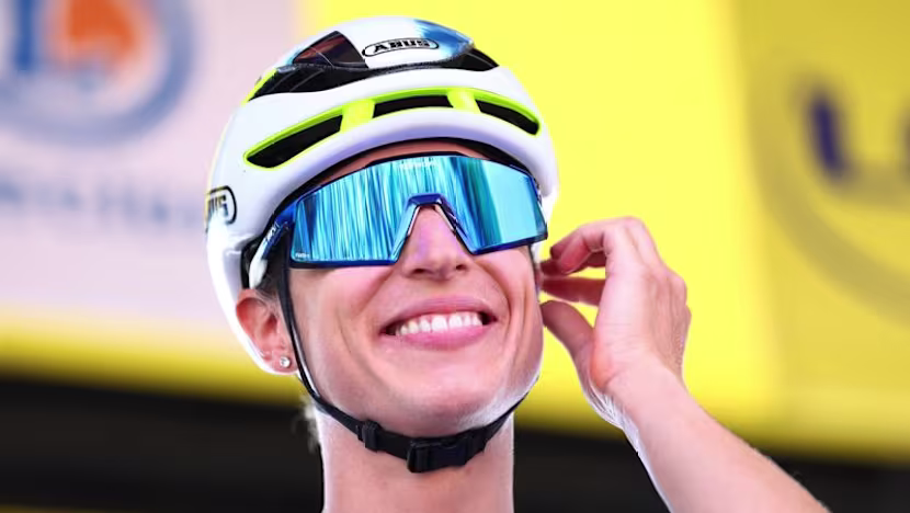 Tour de France Femmes: Reusser zamana karşı etabı kazandı, sarı mayoyu kaptı